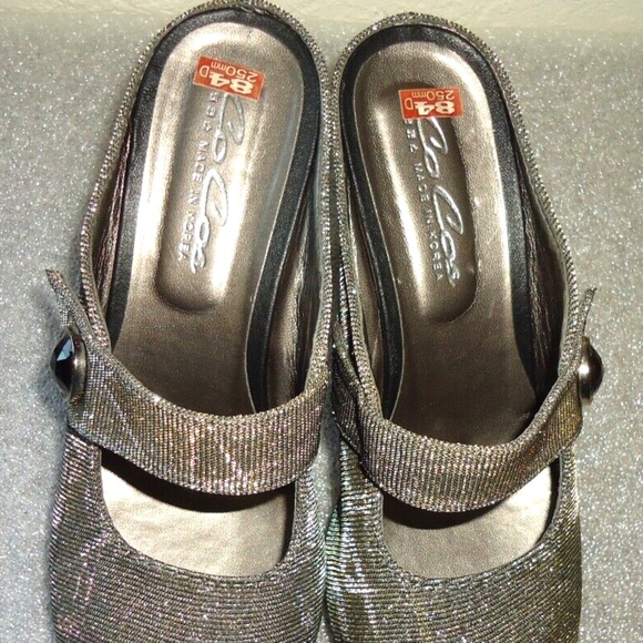 Co Cos Made in Corea 84D 250mm Women's Heel Glitter Selver Sandals Size-8/38 - Picture 8 of 13